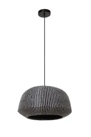 lampa-wiszaca-z-trawy-morskiej-czarna-okragla-47-cm-nad-stol-wyspe-lucide