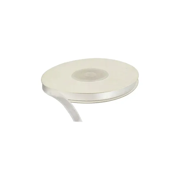 Wstążka satynowa 6 mm x 25 m Biała