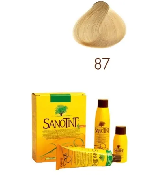 87 BARDZO JASNY ZŁOTY BLOND SANOTINT SENSITIVE –