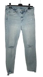 spodnie-jeans-or-damskie-or-handm-or-rozmiar-38-or-niebieskie