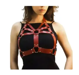 skorzana-uprzaz-harness-choker-biustonosz-ekoskora