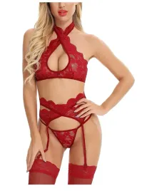 sexy-czerwony-komplet-stanik-pas-stringi-ponczochy