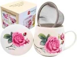 porcelanowy-kubek-320-ml-z-pokrywka-i-zaparzaczem-kolorowe-roze