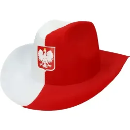 kowbojski-kapelusz-kibica-polska-bialo-czerwony