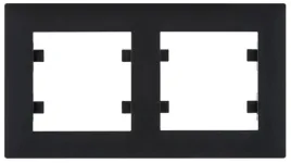 lumina-intense-ramka-podwojna-2-krotna-czarna