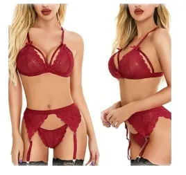 sexy-czerwony-komplecik-staniczek-pas-i-stringi