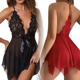 sexy-delikatna-czerwona-zwiewna-haleczka-xl