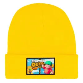 czapka-beanie-zimowa-ciepla-zolta-dla-dzieci-motyw-champion-stumbler-wz