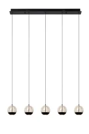 lampa-wiszaca-led-czarna-szklane-kule-z-babelkami-podluzna-5-pkt-lucide