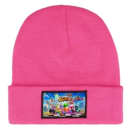 czapka-beanie-zimowa-ciepla-rozowa-dla-dzieci-motyw-stumble-masters-wz