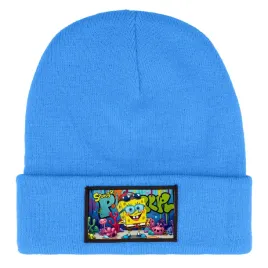 czapka-zimowa-dziecieca-spongebob-radosc-bajka-prezent-wzory-niebieska