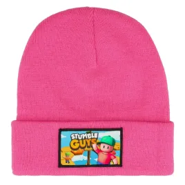 czapka-beanie-zimowa-ciepla-rozowa-dla-dzieci-motyw-champion-stumbler-wz