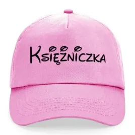 czapka-dziecieca-rozowa-z-daszkiem-na-prezent-urodziny-upominek-ksiezniczka