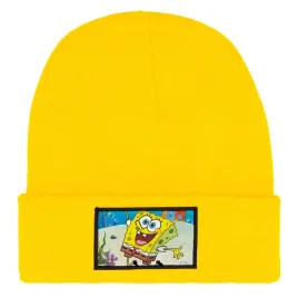 czapka-zimowa-dziecieca-spongebob-smile-bajka-prezent-wzory-zolta