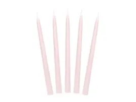 swieca-stozkowa-matowa-brudny-roz-24-cm-10-szt-urodziny-wesele-komunia-ihs