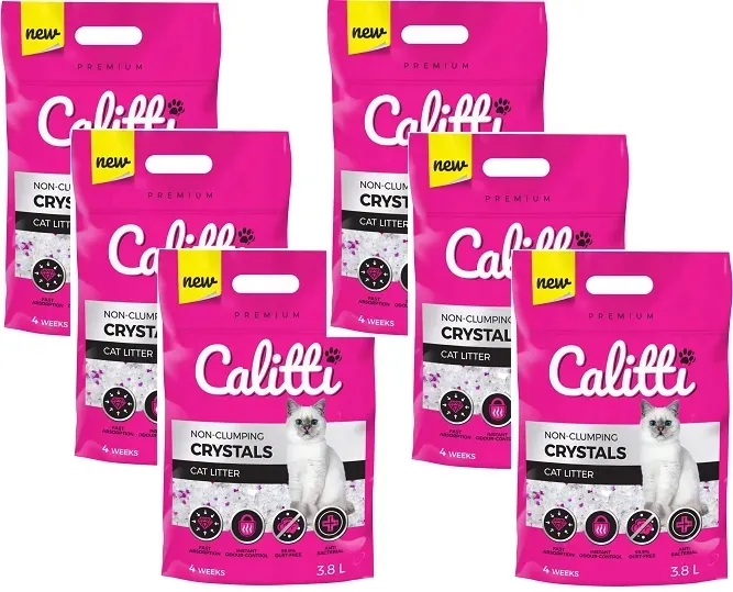 Calitti Micro Crystals 8x3,8L Żwirek silikonowy