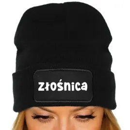 czapka-jesienna-bawelniana-zimowa-czarna-beanie-zlosnica-na-prezent-wzory