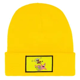 czapka-zimowa-dziecieca-spongebob-zabawa-bajka-prezent-wzory-zolta