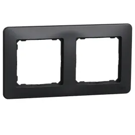 ramka-podwojna-2-krotna-sedna-design-czarny-antracyt-sdd314802-schneider