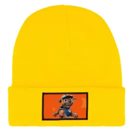 czapka-beanie-zimowa-ciepla-zolta-dla-dzieci-z-motywem-skye-mix-wzorow