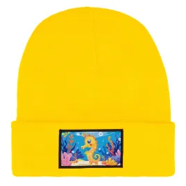 czapka-zimowa-dziecieca-konik-morski-bajka-prezent-wzory-zolta