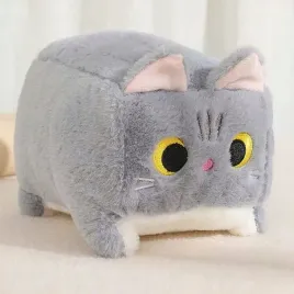 maskotka-kot-kwadrat-poduszka-przytulanka-kotek-szary