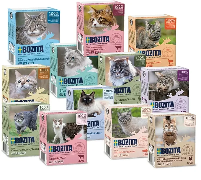 KARMA DLA KOTA BOZITA 24x370g MIX SMAKÓW