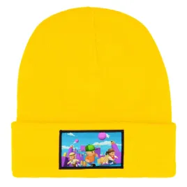 czapka-beanie-zimowa-ciepla-zolta-dla-dzieci-motyw-gry-dla-dzieci-wz