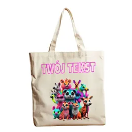 torba-bawelniana-na-prezent-z-kolorowym-zwierzakiem-twoj-tekst