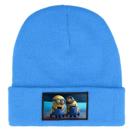 czapka-zimowa-ciepla-niebieska-dziecieca-z-motywem-despicable-me-mix-wzorow
