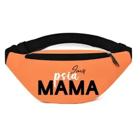 nerka-saszetka-sportowa-pomaranczowa-psia-mama-imie-na-prezent-wzory