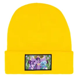 czapka-zimowa-dziecieca-my-little-pony-world-kucyki-prezent-wzory-zolta