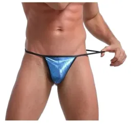 sexy-niebieskie-meskie-vinylowe-stringi-l