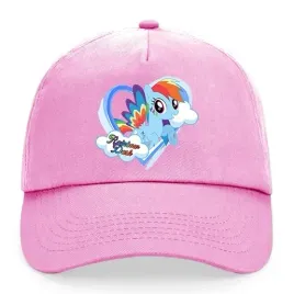 czapka-dziecieca-rozowa-na-prezent-dla-fana-my-little-pony-rainbow-wzory