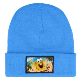 czapka-zimowa-dziecieca-spongebob-przygoda-bajka-prezent-wzory-niebieska