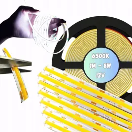 tasma-led-cob-12v-1m-neon-pasek-linia-zimna-6500k-800lm-m-8w-m-mocna