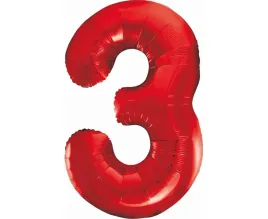 balon-cyfra-3-foliowy-czerwona-85cm-1szt
