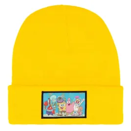 czapka-zimowa-dziecieca-spongebob-przyjaciele-bajka-prezent-wzory-zolta
