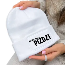 czapka-jesienna-bawelniana-zimowa-biala-beanie-ku-wa-ale-pizdzi-prezent-wz