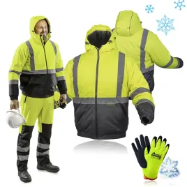 kurtka-zimowa-ochronne-robocza-bhp-odblaskowa-ocieplana-oker-xxl-rekawice