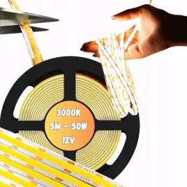 tasma-led-cob-12v-5m-50w-rolka-neon-pasek-linia-ciepla-1100lm-m-10w-m-mocna