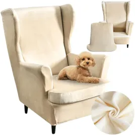 gruby-pokrowiec-na-fotel-uszak-elastyczny-bezowy-welur-narzuta-premium-boho