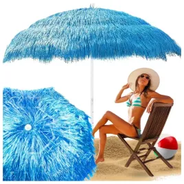 parasol-plazowy-hawajski-ogrodowy-na-balkon-taras-sznurkami-plaze-niebieski
