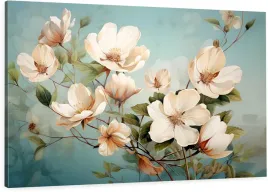obraz-canvas-na-plotnie-do-salonu-wiosenne-kwiaty-120x80