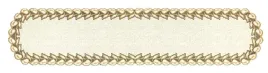 obrus-bieznik-zakard-owal-krem-zloty-35x160