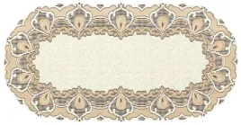 obrus-bieznik-zakard-owal-krem-zloty-60x120