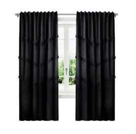 gotowa-zaslona-ozdobiona-fredzelkami-145x250-czarna-styl-boho