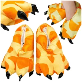 m-pluszowe-cieple-damskie-kapcie-zyrafa-lapy-pazurki-bambosze-meskie-unisex