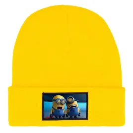 czapka-zimowa-ciepla-zolta-dziecieca-z-motywem-despicable-me-mix-wzorow