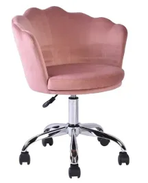 fotel-obrotowy-muszelka-rose-velvet-roz-bluvel-52-biurkowy-mlodziez